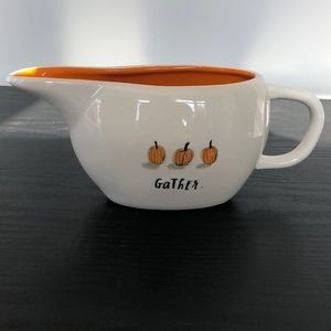 Rae Dunn gather gravy boat